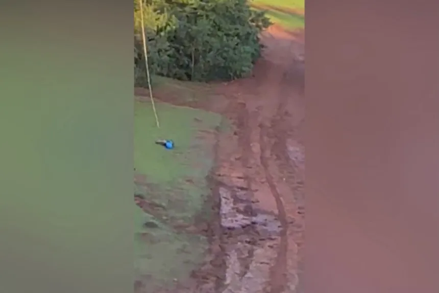 Acidente de rope jump na Ponte do Esqueleto em Limeira