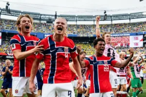 Noruega invicta contra o Brasil em partidas de futebol