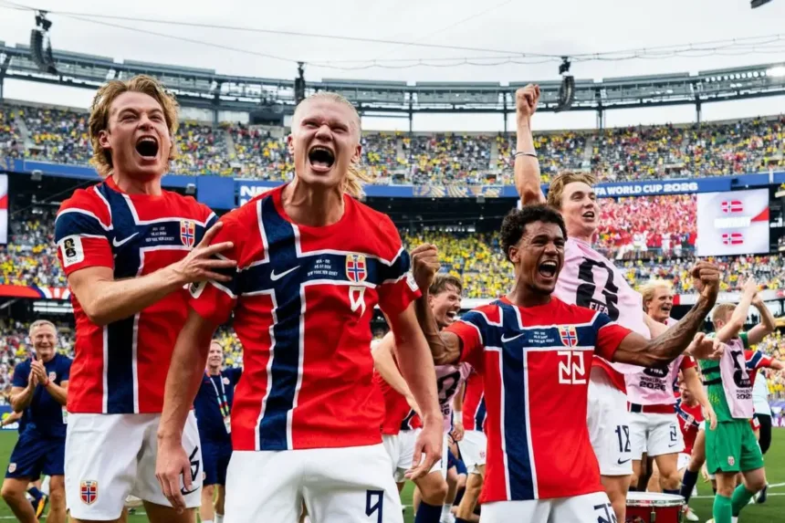 Noruega invicta contra o Brasil em partidas de futebol