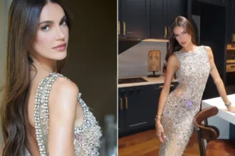 Marianne Fonseca no casamento de Taylor Swift