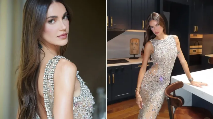 Marianne Fonseca no casamento de Taylor Swift
