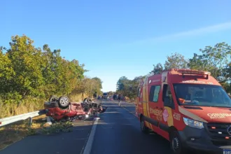 Colisão frontal na BR-020 em Formosa