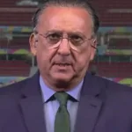 Galvão Bueno emocionado em sua despedida das Copas