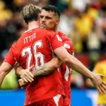 Suíça nas quartas da Copa do Mundo após 72 anos