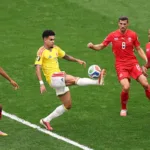 Colômbia e Suíça disputam prorrogação na Copa do Mundo