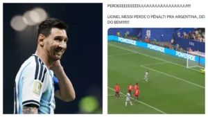 Memes Argentina Egito com Messi perdendo pênalti
