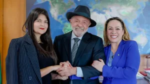 Lula em reunião sobre chapa majoritária em Goiás com Adriana e Aava