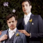 Douglas Souza e Gabriel Campos em cerimônia de casamento