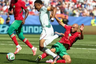 França perde pênalti contra Marrocos na Copa