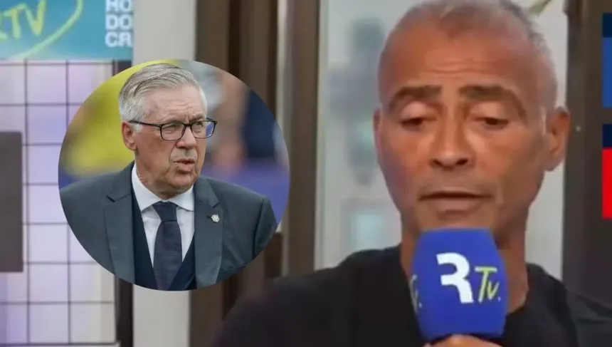 Romário critica Ancelotti após derrota do Brasil