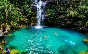Vista panorâmica das cidades turísticas de Goiás