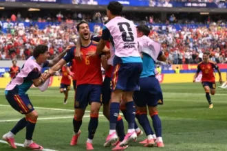 Falha de Courtois leva Espanha a vencer a Bélgica por 2 a 1