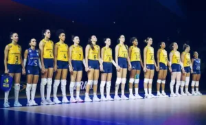 Seleção feminina de vôlei vence e se classifica na VNL
