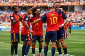 Espanha x Bélgica: Gol de Fabian Ruiz