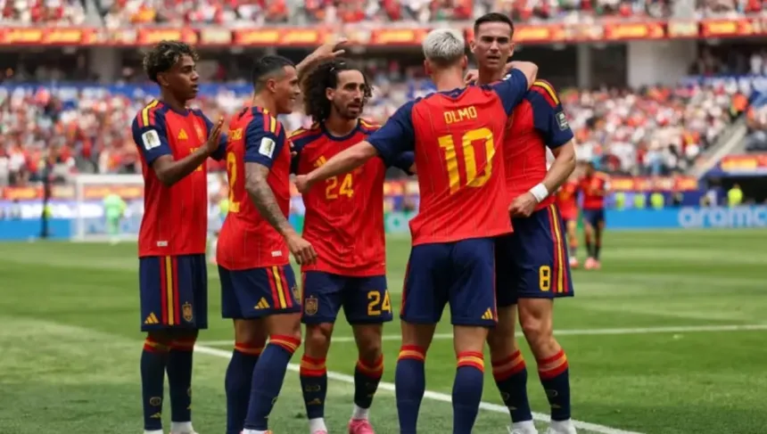Agora: Espanha domina e abre placar, mas Bélgica consegue empate 1 Espanha x Bélgica: Gol de Fabian Ruiz
