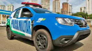 Estudo da nova identidade visual das viaturas da PM de Goiás