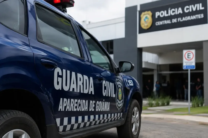 Homem é preso suspeito de desviar benefício da filha de 3 meses para comprar bebidas alcoólicas em Aparecida 1 Viatura da Guarda Civil em Aparecida relacionada a desvio de benefício assistencial