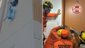 Menino trancado resgate em Goiânia