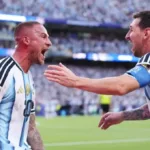 Alexis MacAllister faz gol de cabeça para Argentina