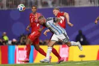 Argentina enfrenta Suíça em prorrogação na Copa