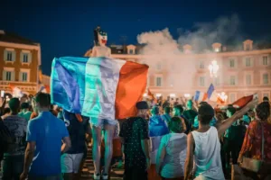 Queda da Bastilha celebrada na França