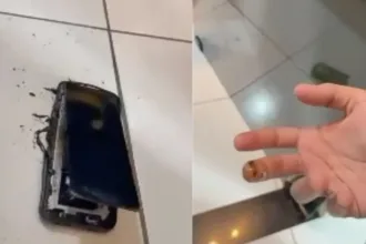 Celular explode e causa incêndio em Porangatu