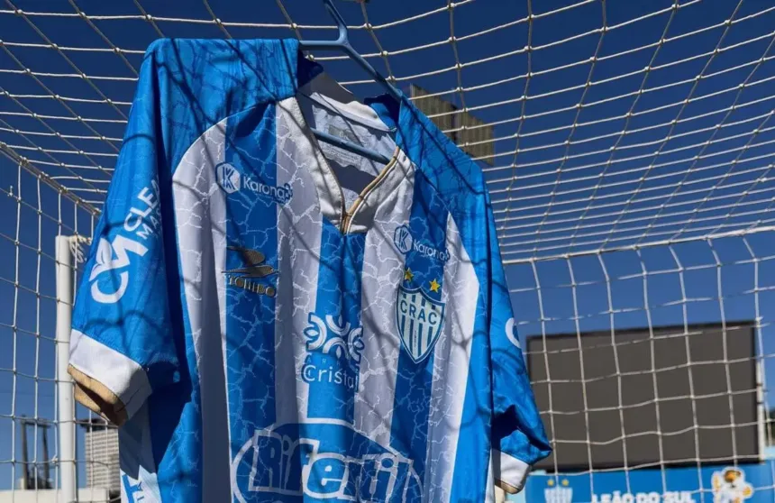 Camisa do Crac celebrando 95 anos de história