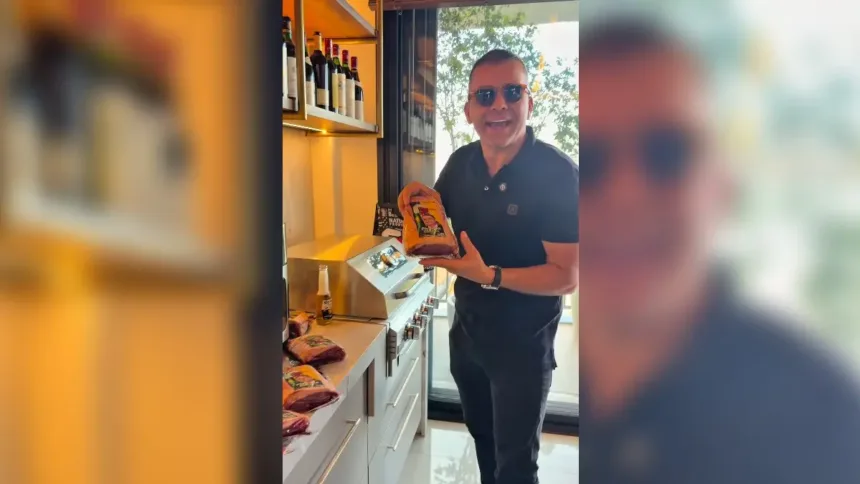 Dono do Frigorífico Goiás grava reconstituição de denúncia