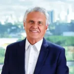 Ronaldo Caiado em discurso sobre sua estratégia política