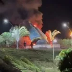 Incêndio em Nerópolis destrói imagem de Nossa Senhora Aparecida
