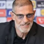 Novo técnico da Croácia Slaven Bilic com Luka Modric