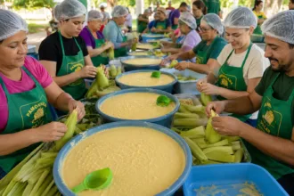 Maior pamonhada do mundo em Goiás, evento cultural