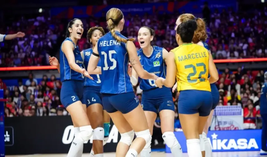 Brasil enfrenta Japão nas quartas da VNL