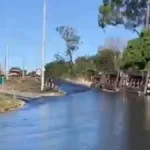 Acidente com caminhão de biodiesel no Rio Meia Ponte