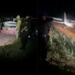 Aeronave apreendida em operação contra tráfico internacional de drogas