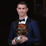 Cristiano Ronaldo comemorando título da Champions League
