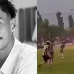 Raio atinge jogador em campo de futebol na Tailândia