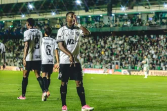 Atlético-MG celebra classificação na Copa do Brasil