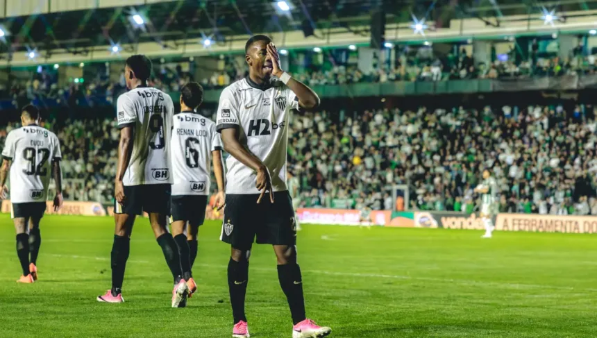 Atlético-MG celebra classificação na Copa do Brasil