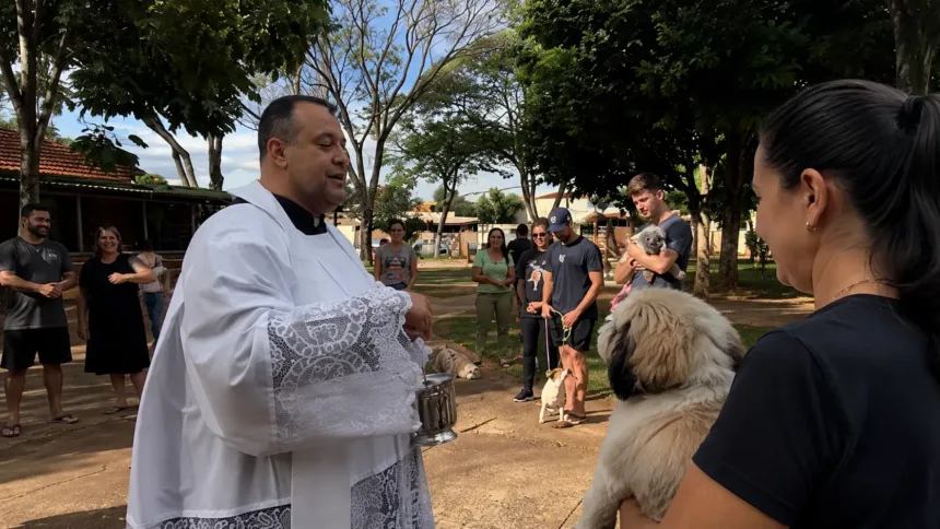 Santuário em Goiânia oferece bênção mensal para pets; veja como participar 1 santuario-em-goiania-oferece-bencao-mensal-para-pets;-veja-como-participar