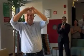 José Mário Schreiner recebido por funcionários da Faeg