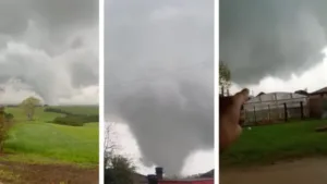 Tornado no Rio Grande do Sul destrói casa em Pedro Osório