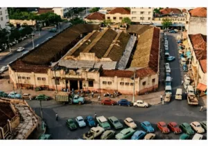 Fotografia histórica do Mercado Central de Goiânia