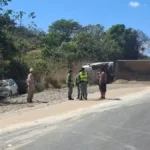 Imagem do acidente em Luziânia devido à falha no freio