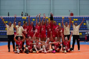 Vila Nova comemora vitória na Superliga C Feminina