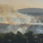 Incêndio no Hipódromo Lagoinha em Goiânia