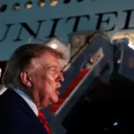Trump em voo secreto por segurança e desconfiança no Irã