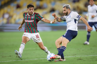 Fluminense x Independiente em jogo no Maracanã