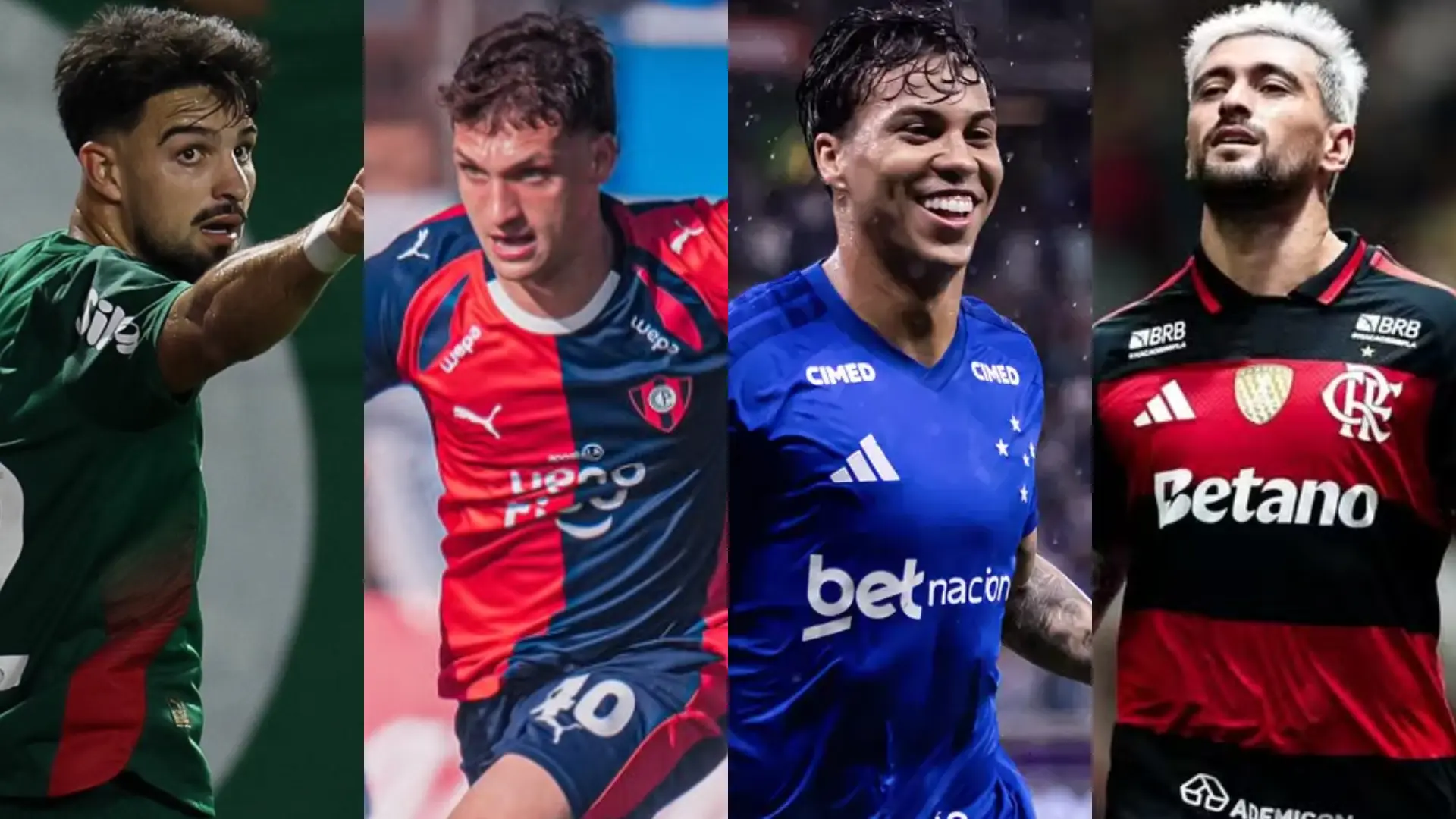 Libertadores: Palmeiras recebe o Cerro e Cruzeiro reedita oitavas de 2018 contra o Flamengo