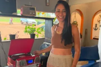 Jenekely Morais antes de sua morte após treino